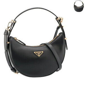 Prada Shoulder Bag Triangle Logo Arche Hobo ASK